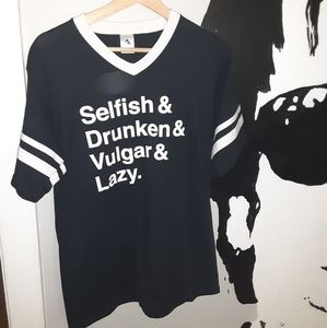 Alkaline Trio lyric T shirt. Adult Large